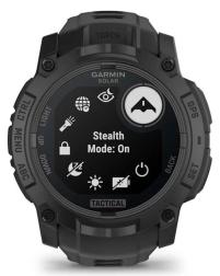 Смарт-часы Garmin Instinct 3 50 mm Solar Tactical Edition, Black with Black Silicone (010-02935-90) HK