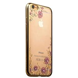 Накладка силиконовая Swarovski со стразами iPhone 7