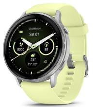 Умные часы Garmin Venu 4 45mm Silver Citron Green (010-03014-02)