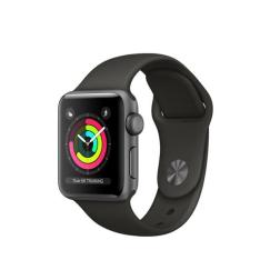 Apple Watch Series 3 38mm GPS Space Gray Aluminum Case with Black Sport Band