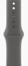 Apple Watch Series 11 46mm Space Gray Aluminum Case with Sport Band Stone Gray