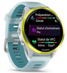 Смарт-часы Garmin Forerunner 570 47mm, Steinweiss/Amp Yellow Aluminium (010-02971-01)
