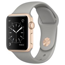 Apple Watch Series 1 38mm Gold Aluminum Case with Concrete Sport Band