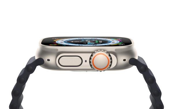 Apple Watch Ultra 2 (2024) 49mm Black Titanium Case with Tan Alpine Loop Medium