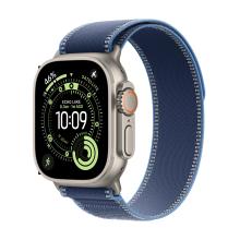 Apple Watch Ultra 3 (2025) 49mm Natural Titanium Case with Neon Green Ocean Band