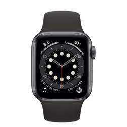 Apple Watch 6 40mm GPS Space Gray Aluminum Case with Black Sport Band