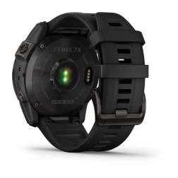 FENIX 7X Sapphire Solar титановый угольно-серый DLC с силиконовым ремешком