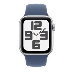 Умные часы Apple Watch SE 40mm (2024) Silver Aluminum Case with Denim Sport Band (MXEC3/MXED3)