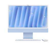 Моноблок Apple iMac 24 Retina 4,5K (M4, 8C CPU/8C GPU, 2024), 16 Гб, 256 Гб SSD, синий MWUF3
