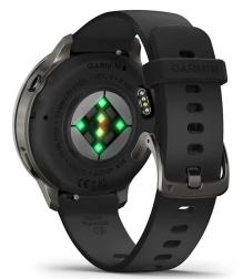 Умные часы Garmin Venu 4 41mm Slate with Black Silicone Band (010-03013-02)