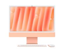 Моноблок Apple iMac 24 Retina 4,5K (M4, 8C CPU/8C GPU, 2024), 16 Гб, 256 Гб SSD, оранжевый