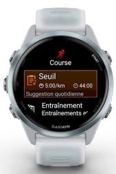 Смарт-часы Garmin Forerunner 570 42mm, Steinweiss/Cloud Blue Aluminium (010-02970-01)