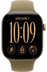 Apple Watch Series 12 42mm Light Gold Aluminum Case with Sport Band Olive